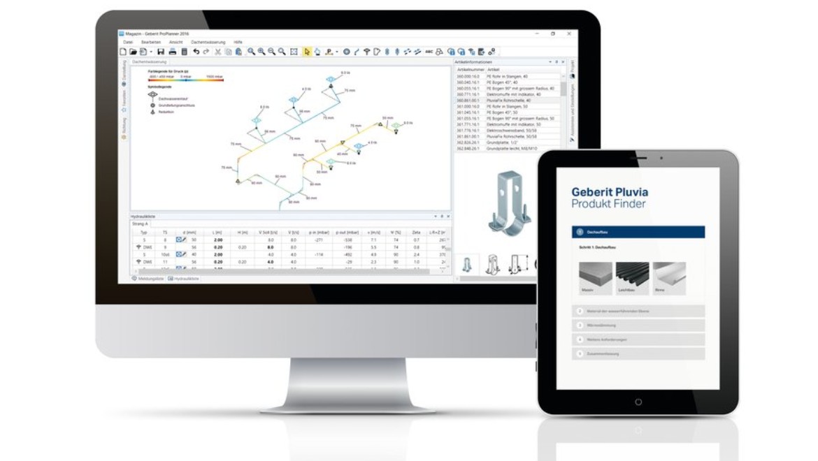 Geberit Planungssoftware Proplanner