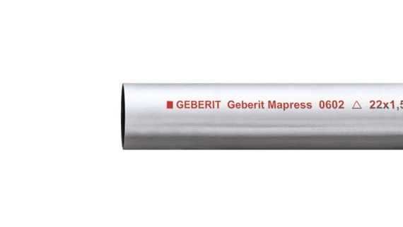 Geberit Mapress C-Stahl Systemrohr, außen verzinkt