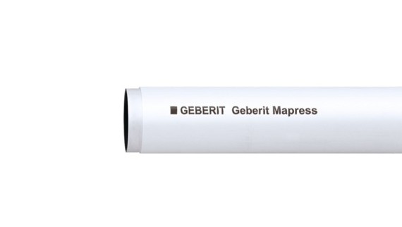 Geberit Mapress C-Stahl Systemrohr mit Kunststoffummantelung aus PP