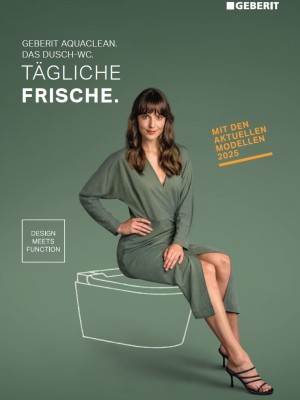 Geberit AquaClean Dusch-WC Broschüre / Nr. 03001