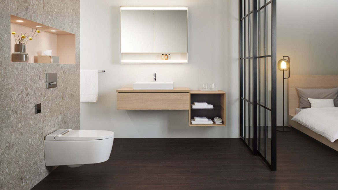 Geberit AquaClean Sela, Geberit ONE Badezimmer (c) Geberit