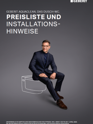 Geberit AquaClean Preisliste Endkunde / Nr. 03002