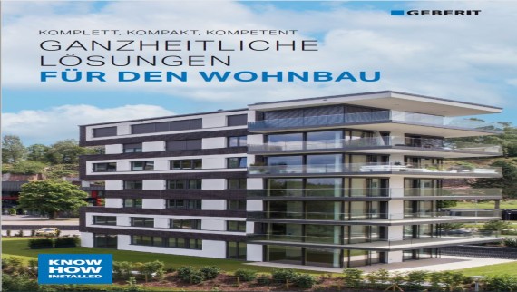 Geberit als Wohnbaupartner Geberit als Wohnbaupartner