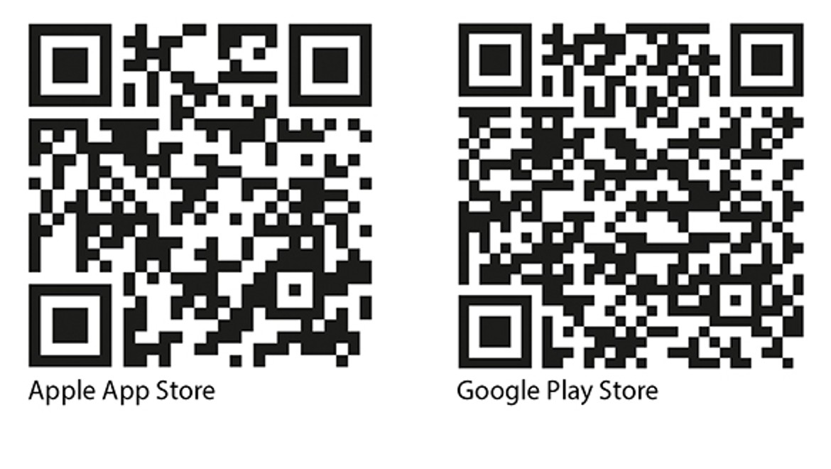 QR-Code für iOS Geberit Home App und Android Geberit Home App