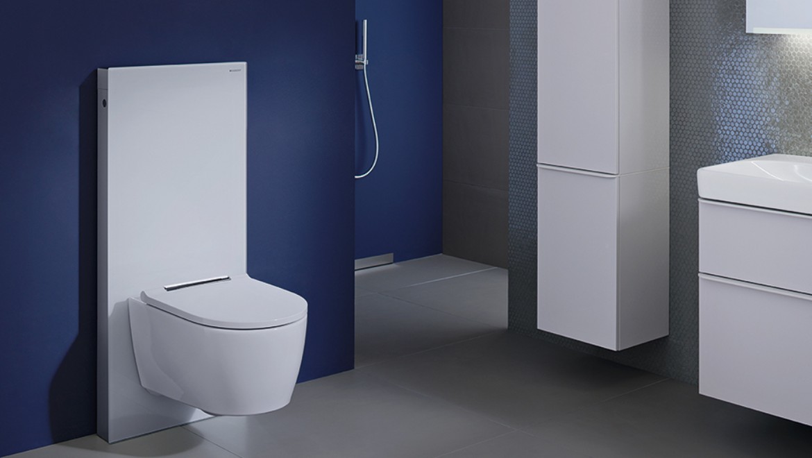 Geberit Monolith mit Dusch-WC