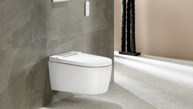 Geberit AquaClean Sela Weiss mit Fernbedienung Sigma 20