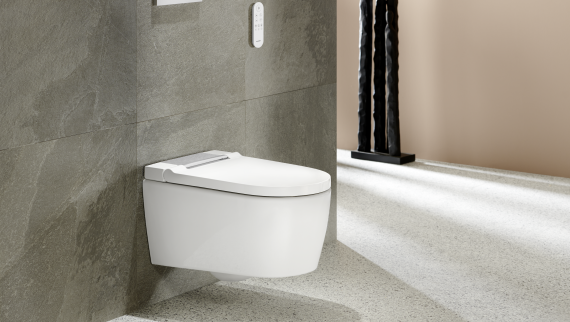 Geberit AquaClean Sela Weiss mit Fernbedienung Sigma 20