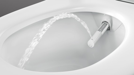 Geberit AquaClean Sela mit WhirlSpray-Duschstrahl