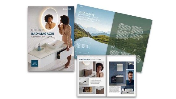 Cover des Geberit Badmagazins