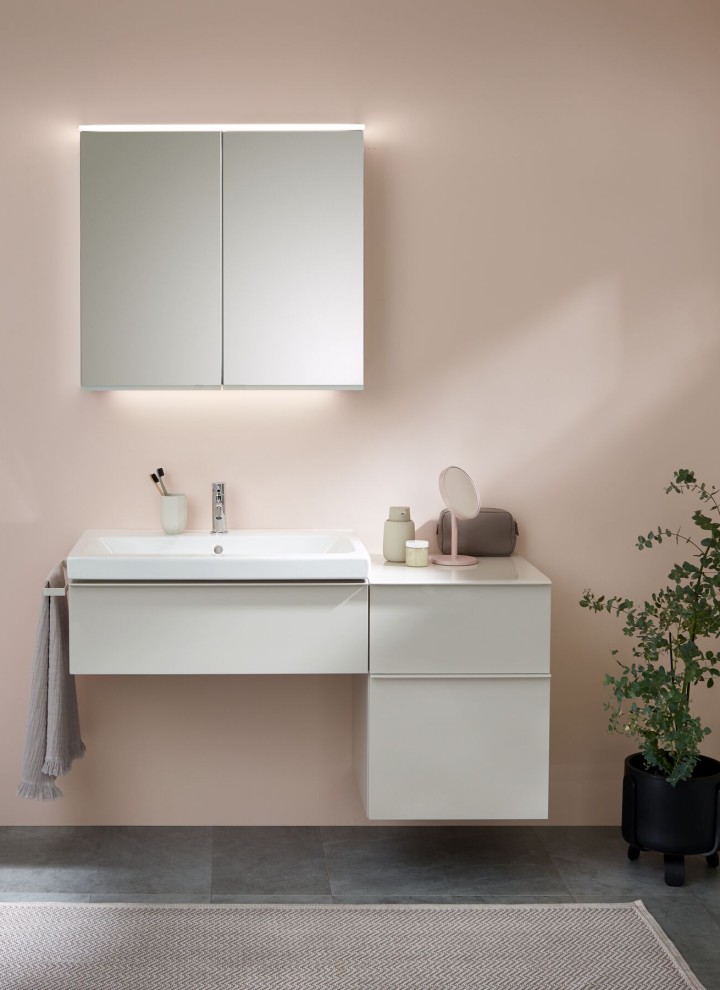 Badezimmer von Geberit in einer Sanitärausstellung Badezimmer von Geberit in einer Sanitärausstellung
