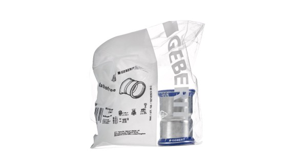 Geberit Mapress Edelstahl, Labs-frei werden einzeln verpackt geliefert Geberit Mapress Edelstahl, Labs-frei werden einzeln verpackt geliefert