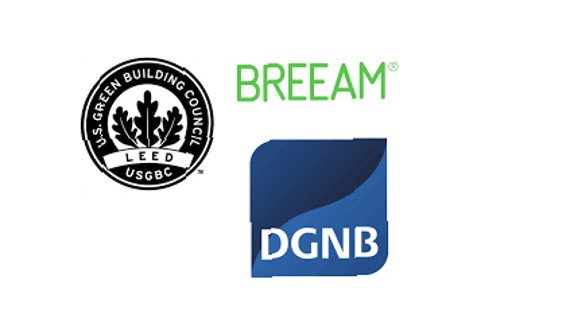 BREEAM, LEED und DGNB stehen für die drei weltweit wichtigsten Zertifizierungssysteme für nachhaltiges Bauen BREEAM, LEED und DGNB stehen für die drei weltweit wichtigsten Zertifizierungssysteme für nachhaltiges Bauen