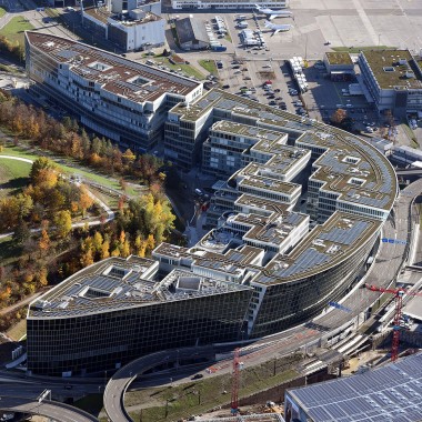 The Circle in Zürich aus der Vogelperspektive (© Flughafen Zürich AG)