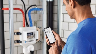 Bedienung der Geberit HS50 Hygienespülung über die Geberit Control App