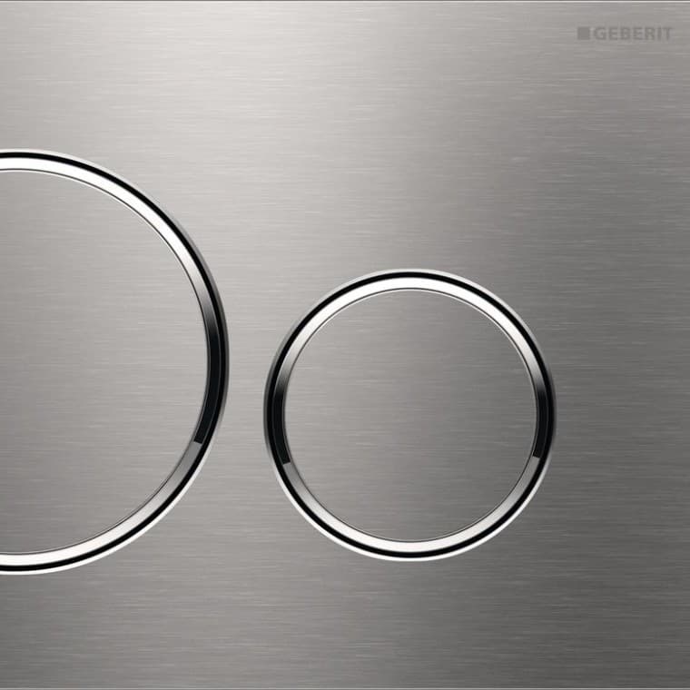 Geberit Betätigungsplatte Sigma20, Edelstahl Geberit Betätigungsplatte Sigma20, Edelstahl