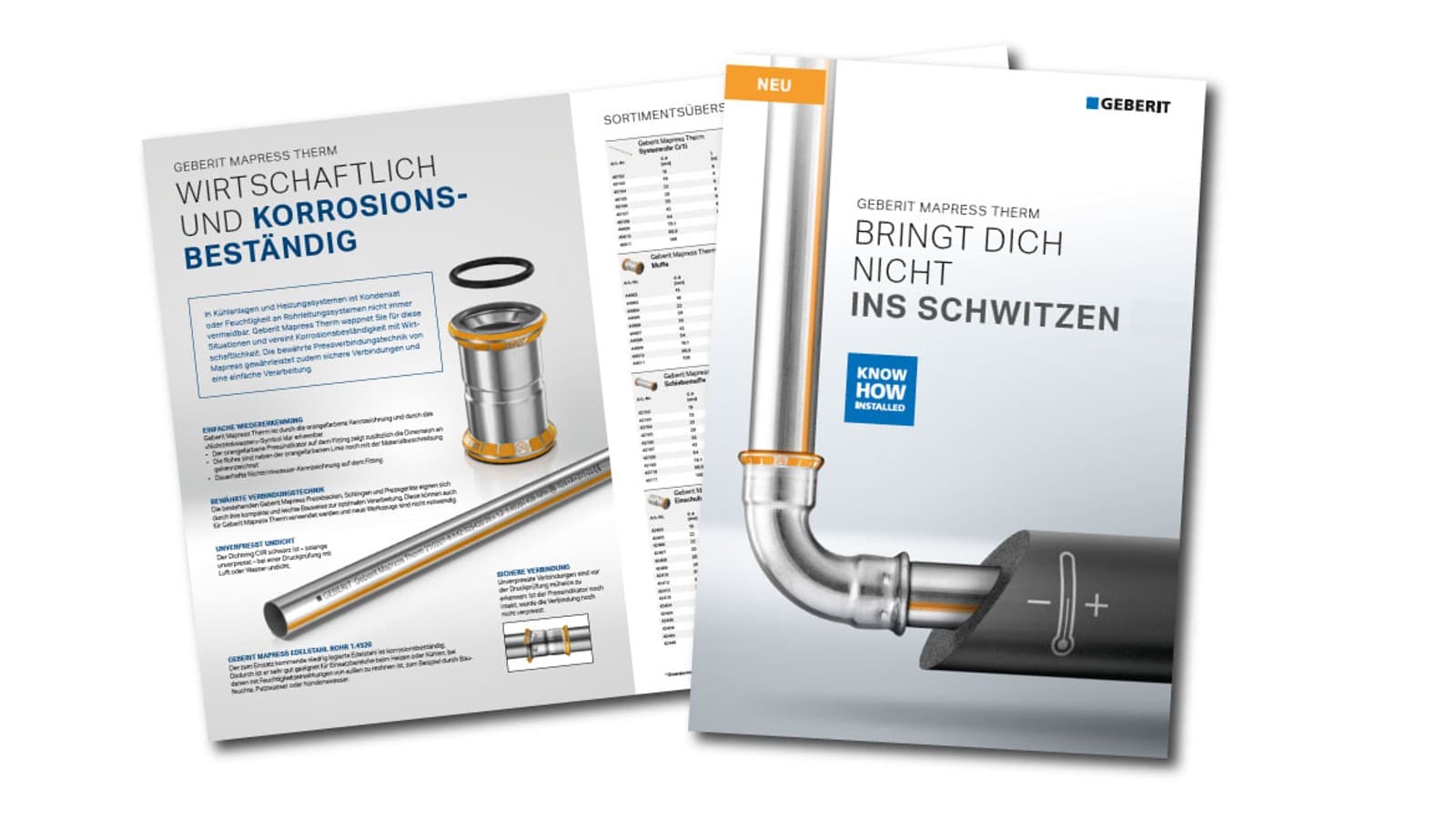 Geberit Mapress Therm Broschüre Geberit Mapress Therm Broschüre