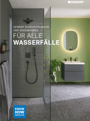 Geberit bodenebene Duschlösungen und Badewannen / Nr. 08007 Geberit bodenebene Duschlösungen und Badewannen / Nr. 08007