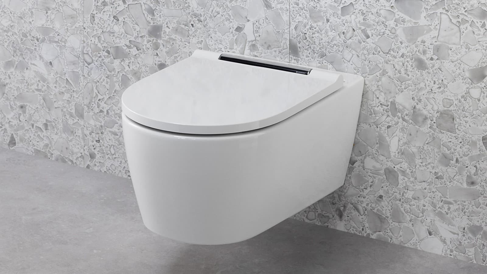 Wandhängendes WC der Geberit ONE Badserie (© Geberit) Wandhängendes WC der Geberit ONE Badserie (© Geberit)