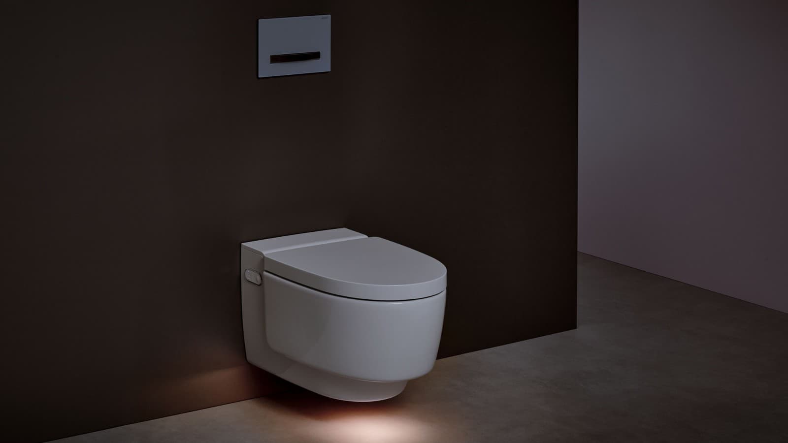 Geberit AquaClean Mera Comfort mit Orientierungslicht Geberit AquaClean Mera Comfort mit Orientierungslicht