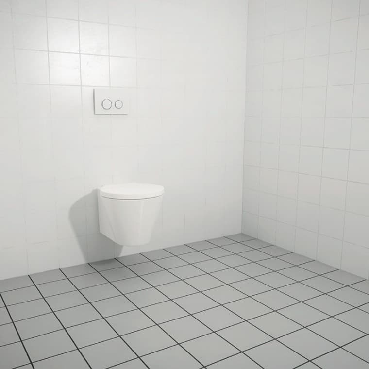 Anbringen Sanitärapparate an gefliester Wand Anbringen Sanitärapparate an gefliester Wand