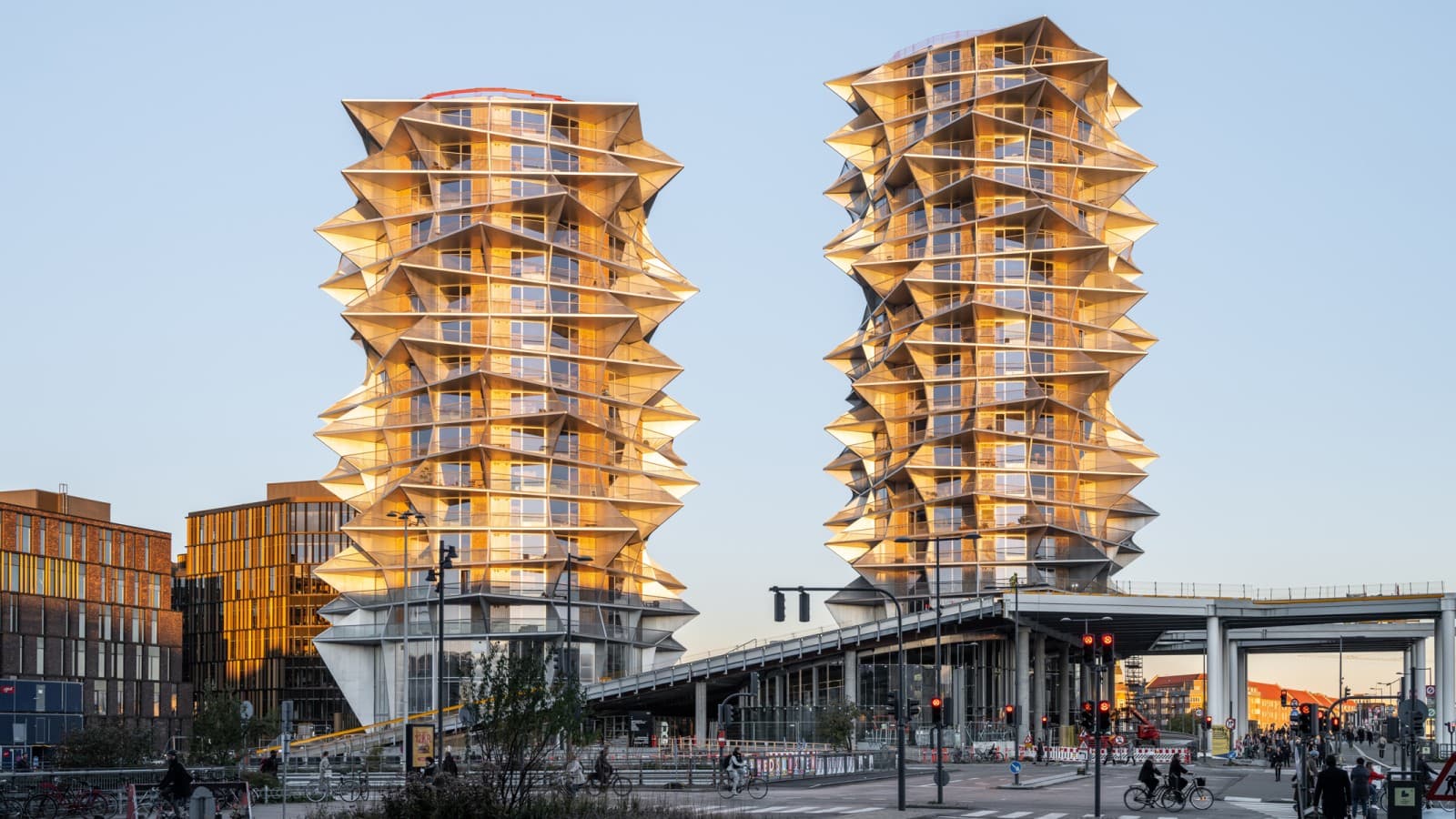 Die Kaktus Towers bieten auf einer Fläche von 26'100 Quadratmetern Platz für 495 Mikro-Appartements (© Rasmus Hjortshøj) Die Kaktus Towers bieten auf einer Fläche von 26'100 Quadratmetern Platz für 495 Mikro-Appartements (© Rasmus Hjortshøj)
