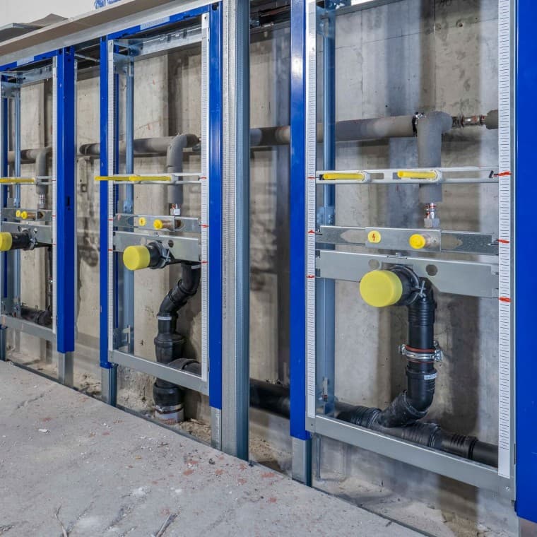 Installation mit Geberit Duofix Installation mit Geberit Duofix