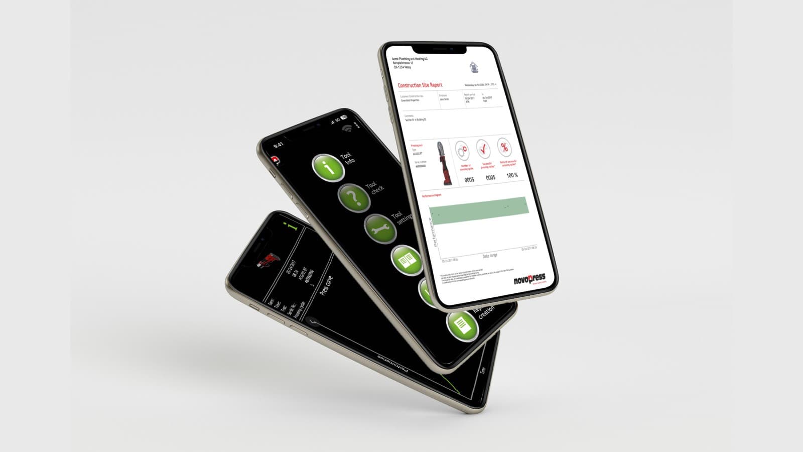 NovoCheck-App für Geberit Pressmaschinen NovoCheck-App für Geberit Pressmaschinen