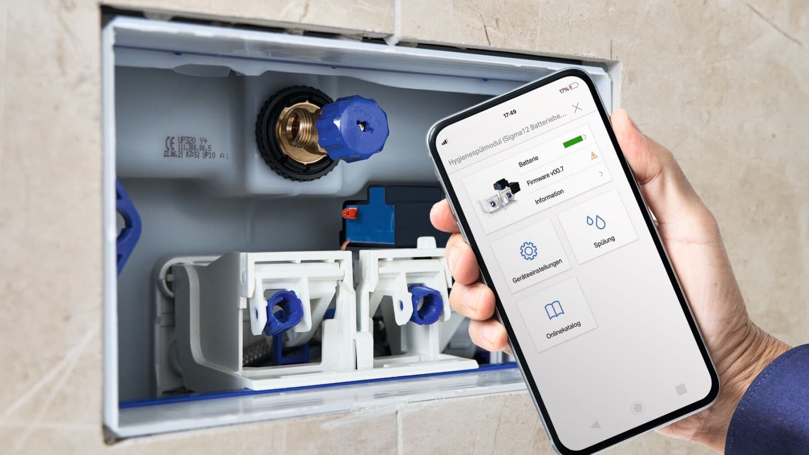 Geberit HS05 Hygienespülung mit Geberit Control App Geberit HS05 Hygienespülung mit Geberit Control App