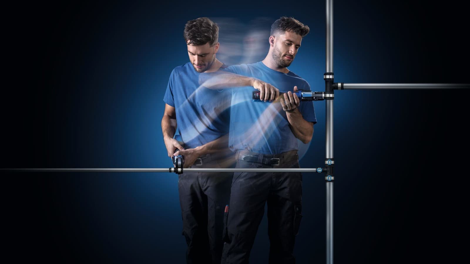 Mühelose Installation mit Geberit FlowFit Mühelose Installation mit Geberit FlowFit