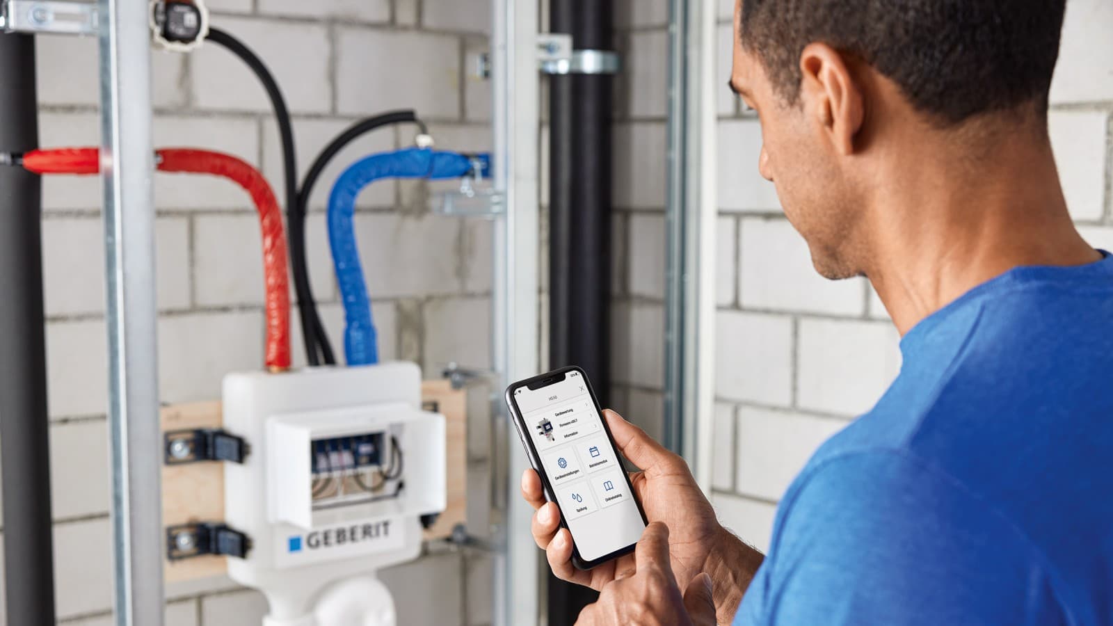 Fernwartung über Geberit Connect Fernwartung über Geberit Connect